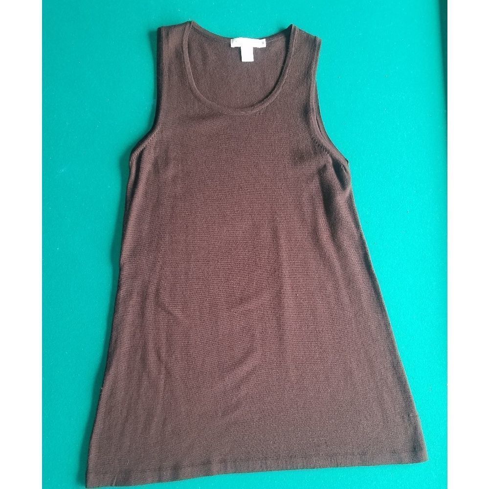 Wool Sweater Dress - brown - Tweeds